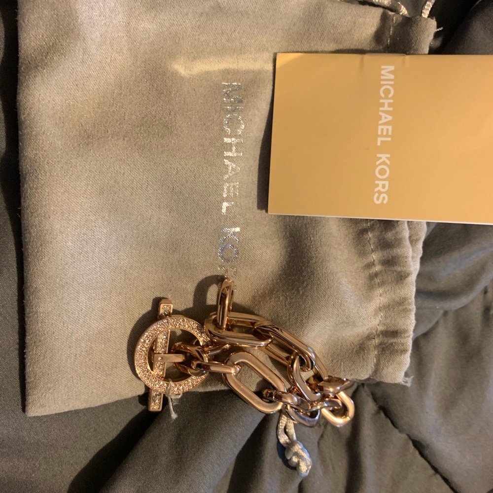 Rose gold micheal kors bracelet